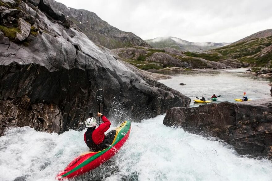 Jedna z prvních výrazných peřejí. / P: Mario Leitner