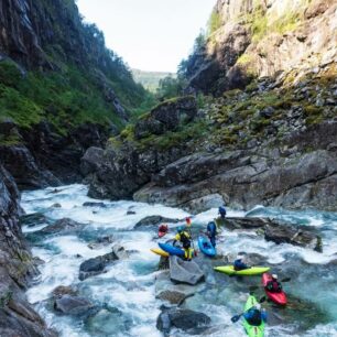 Poslední těžké místo před fjordem a ne úplně ideální prohlížení.
