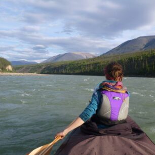 Ve svižnější části řeky.