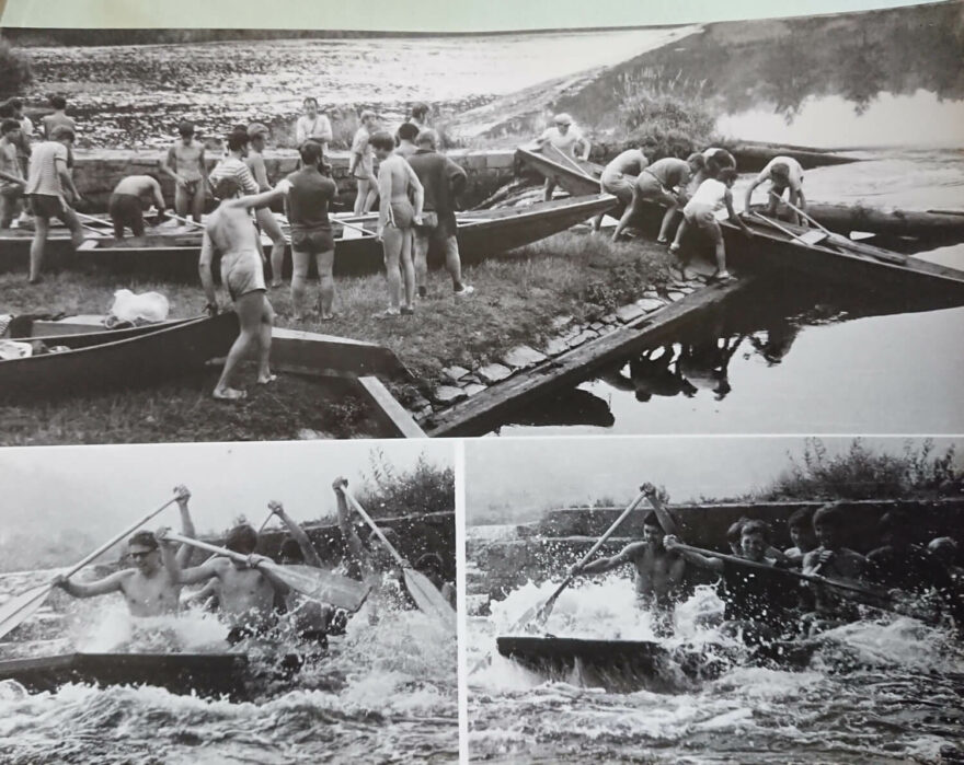 4. vodácké lesní školy v Jaroslavicích 1970.