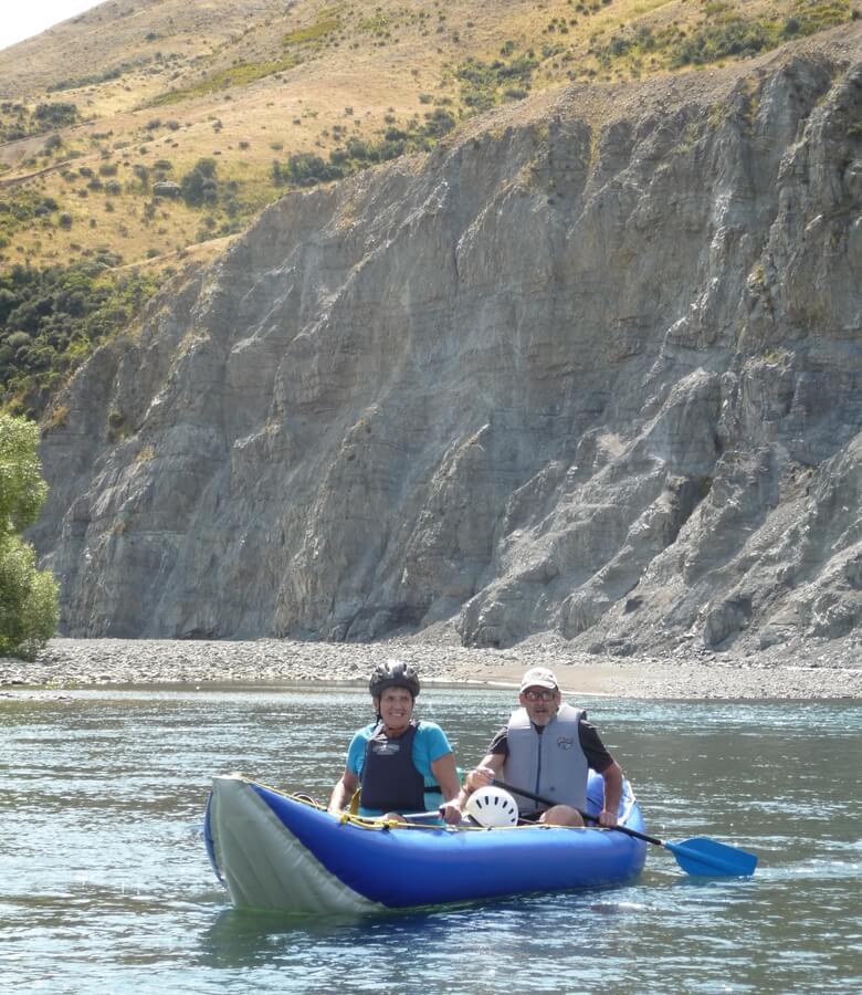 První záběry pádlem na Clarence.