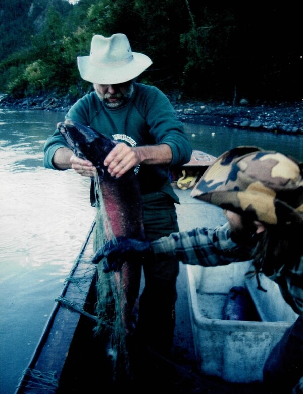 Kapitální úlovek – obří losos.