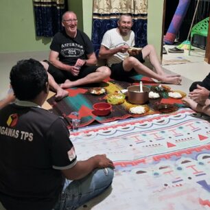 Večeře u paní starostky byla velmi příjemná.