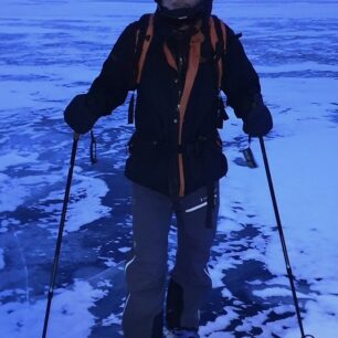 Přechod zamrzlého Bajkalu v roce 2020.