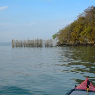 Rybí pasti v provincii Satun.