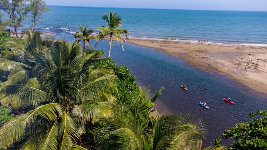 Dojezd do moře na Rio Oro.