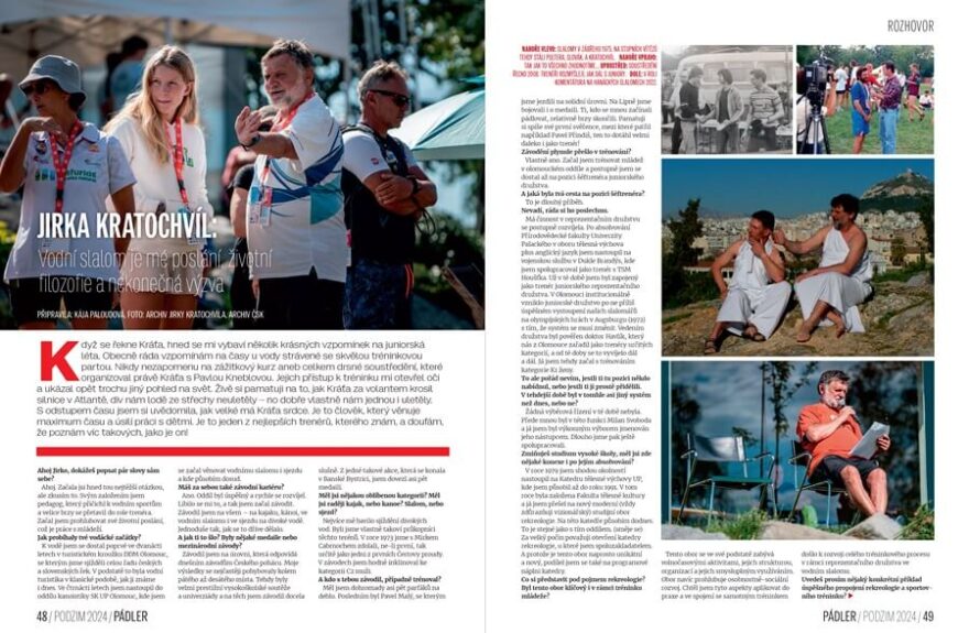 Rozhovor s Jirkou Kratochvílem.