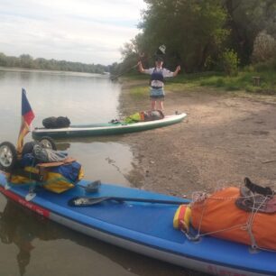 U kempu Szentendre před Budapeští.