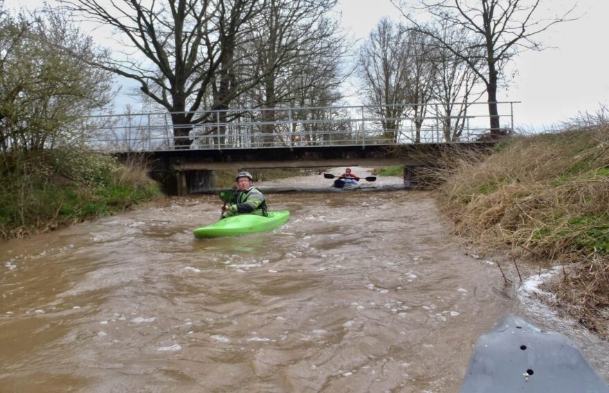 Jeden z nízkých mostů na Kyselé Vodě.