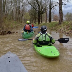Idylka na Dobrovodském potoce.