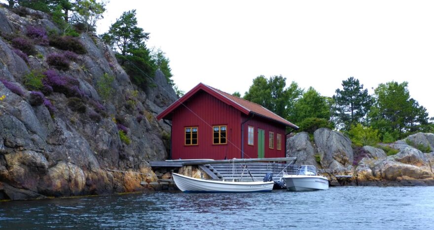 Typické skandinávské zátiší.