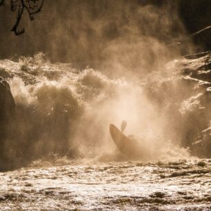Eda na druhém dropu na rio Ulla.
