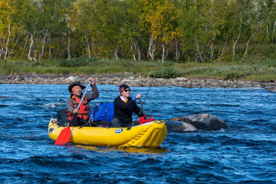 Rybářské pruty jsme měli neustále v pohotovosti.