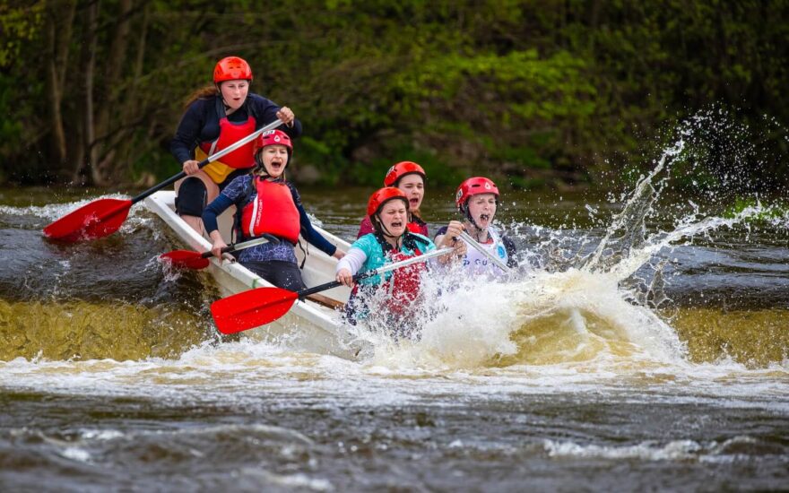 Nejnáročnější tratí pro pramicové závody je Divoká Orlice.