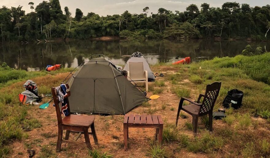 Poslední noc jsme už spali skoro v civlizaci.