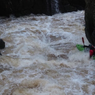Závěr Fairy Falls a zároveň vstup do druhé soutěsky.