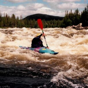 Na řece Trysilelva. Norsko 1999.