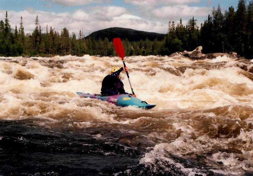 Na řece Trysilelva. Norsko 1999.
