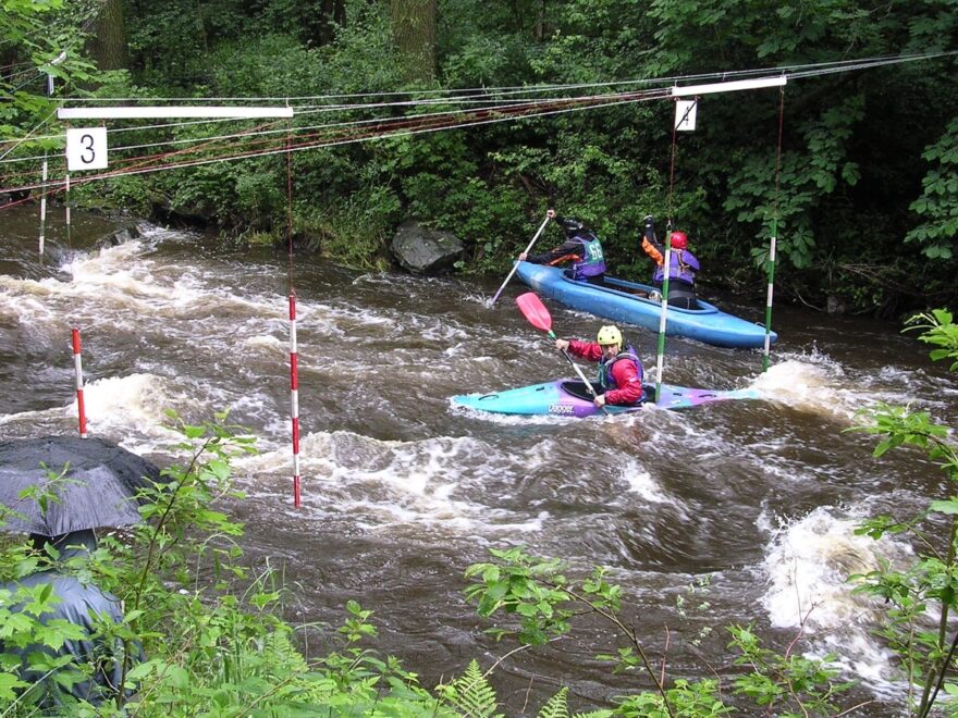 Jirka v jenom z brankovišt na ČPV Blanice 2010.
