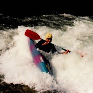 Na kanále ve slovinském Tacenu při zájezdu v roce 2000.