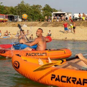 Už pět ročníků měl turnaj Packraft Polo Slovak Open, který Martin pořádá.
