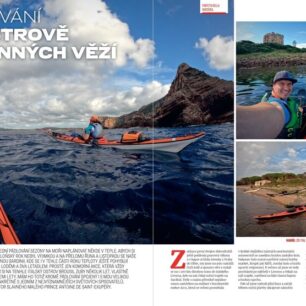 Pádlování na ostrově kamenných věží.