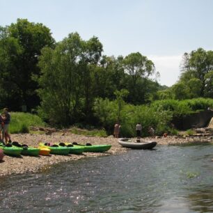 Pod jezem v Opolnici.
