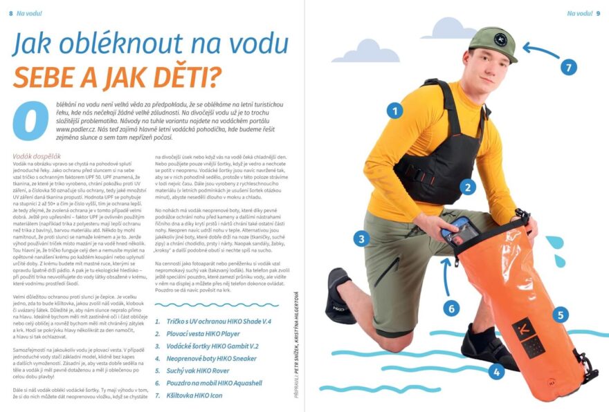 Jak obléknout na vodu sebe a jak děti?