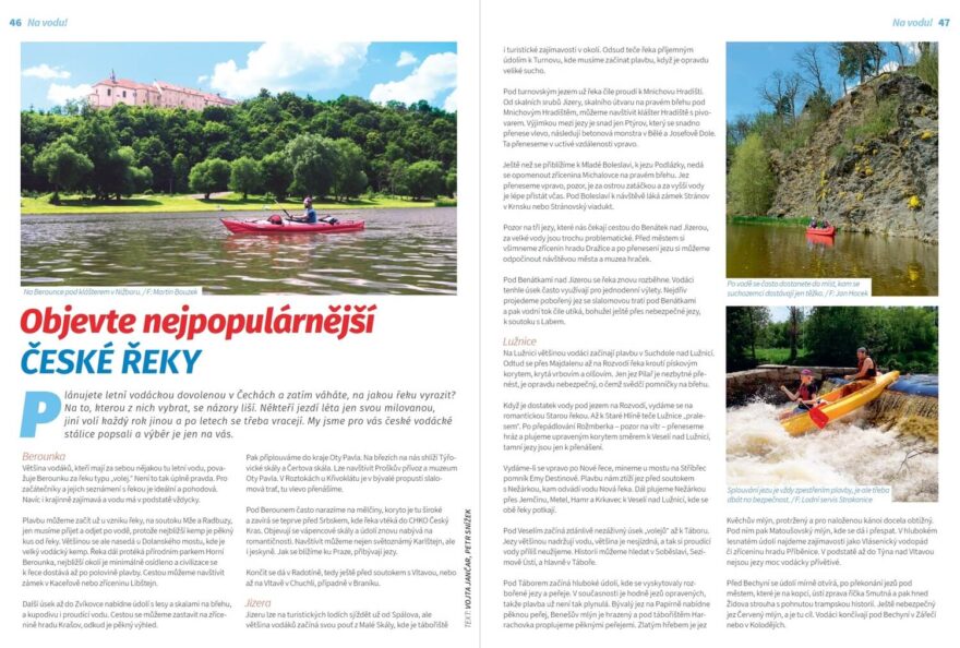 Objevte nejpopulárnější české řeky.