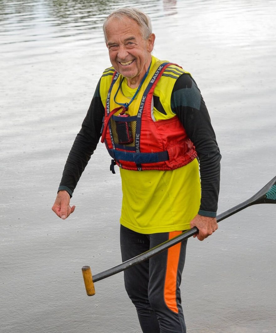 Choroš na jednom z přeběhů.