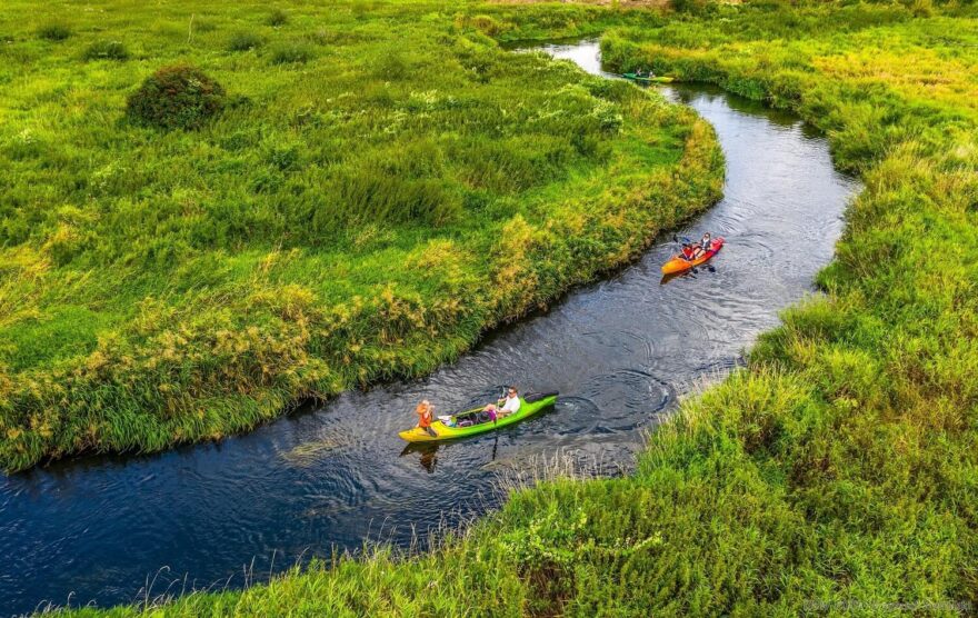 Liswarta je menší řeka vyhlášená průzračně čistou vodou. / F: kajakiempoliswarcie.pl