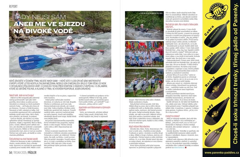 ME ve sjezdu na divoké vodě.