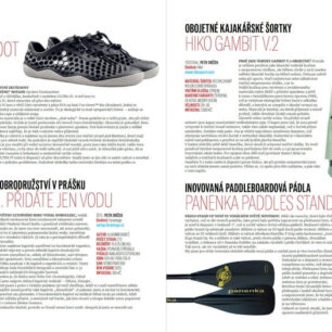 Recenze vodáckého vybavení.