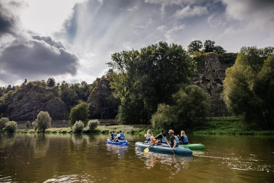 Berounka pod Tetínem. / F: Ondřej Soukup