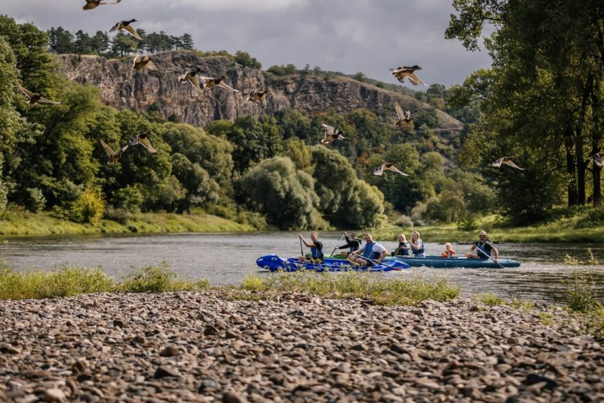 Na Berounce je spousta možností pozorovat přírodu. / F: Ondřej Soukup
