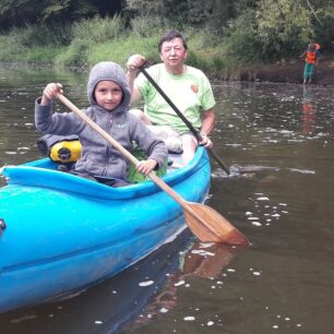 Pánská jízda s vnukem. Rok 2018.