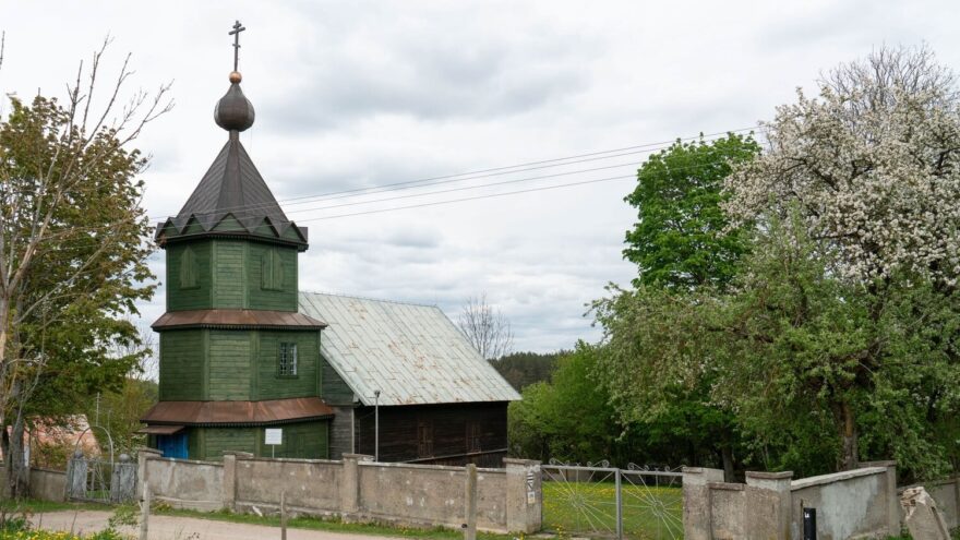 Dřevěný kostel ve vesnici Wodzilki je pozůstatkem starověrců.