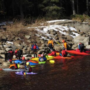 Jarní Otava v roce 2010.