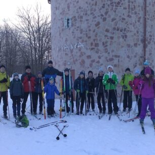 V zimě oddíl tradičně vyráží za zimními sporty. Smržovka 2019.