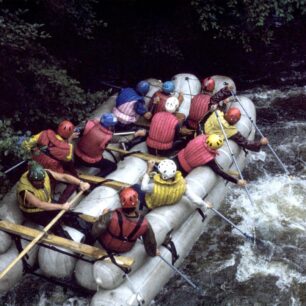 Oddílová Matylda na Lipně v roce 1990.