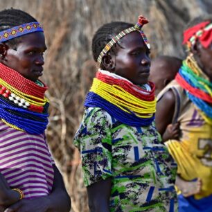 Ženy z vesnice kmene Nyangatong.