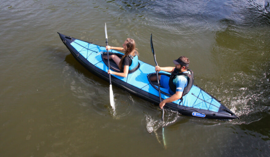 Swing 2 v akci z ptačí perspektivy.