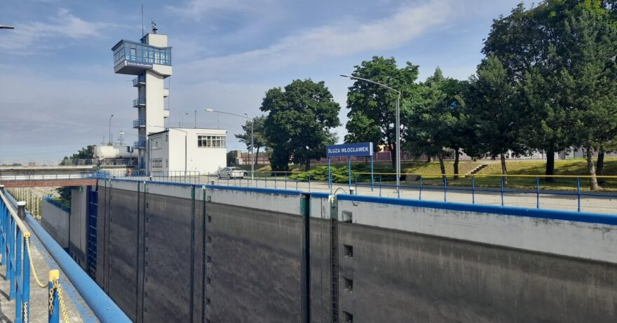 Oprava plavební komory.