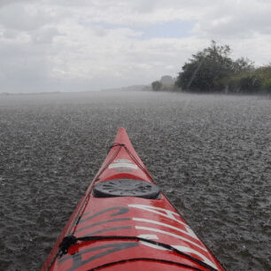 Průtrž mračen na cestě do Gdaňsku.