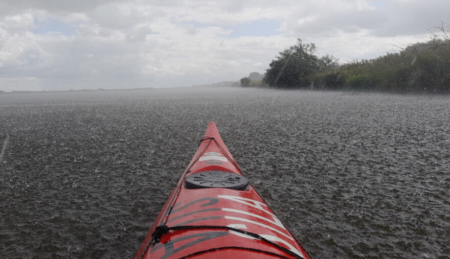 Průtrž mračen na cestě do Gdaňsku.