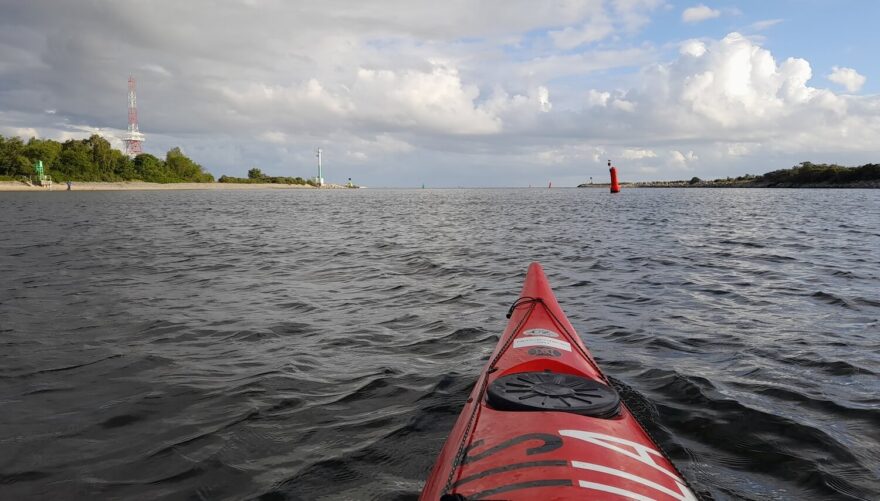 Ústí Mrtvé Visly do Baltského moře.