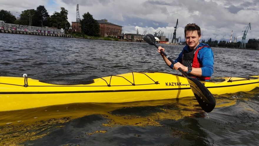 David mi byl průvodcem po Gdaňsku.