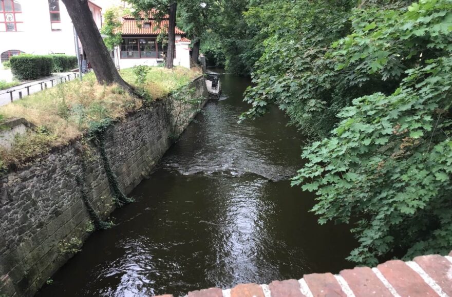 Pohled na Čertovku letos v létě.