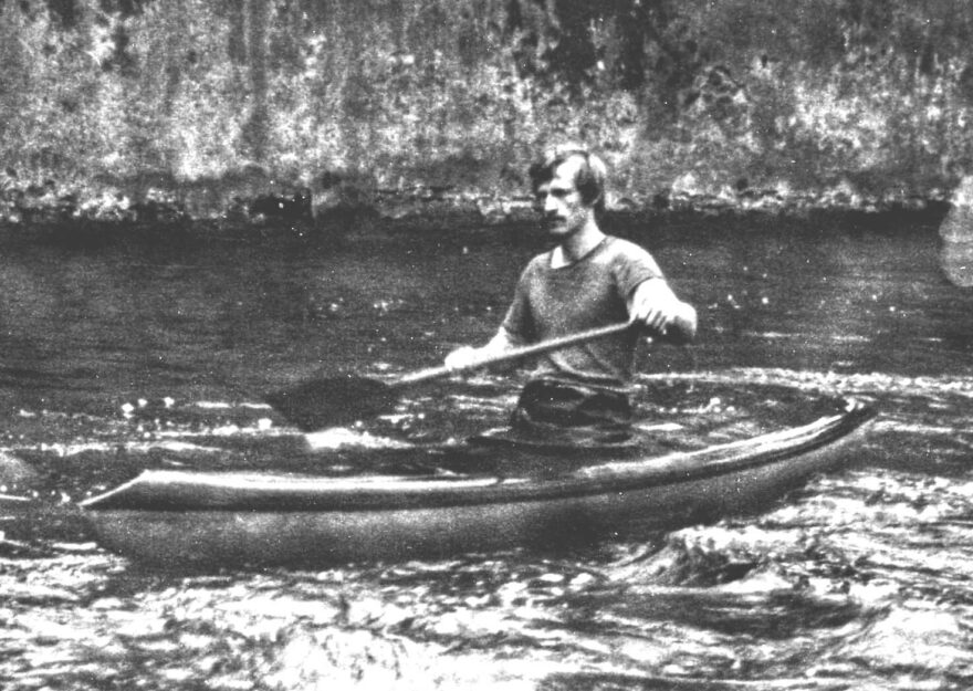 Zbyněk Pulec na Čertovce v roce 1971.