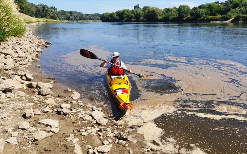 Můj dočasný souputník Jorge v Opatowiecu.